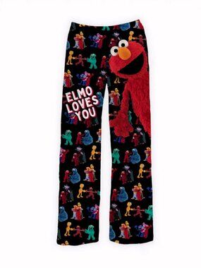 Brief Insanity Toddler Sesame Street Elmo Loves You Lounge Pants Pajamas NEW